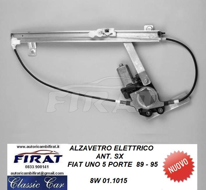 ALZAVETRO ELETTRICO FIAT UNO 5P SX 89 - 95 (01.1015)